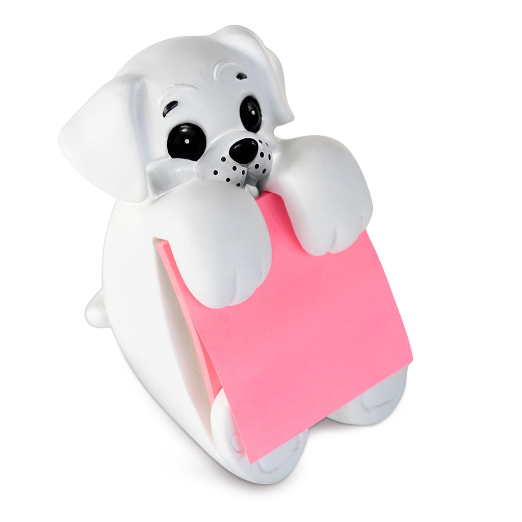 Resin Made Sticky Note Holder for Desk | 3" x 3" Dog Note Dispenser for Office Holds | Office & Desk Accessories